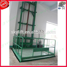 Guide rail cargo lift elevator